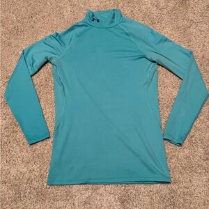 Under Armour Women's Coldgear Teal Long Sleeve Top